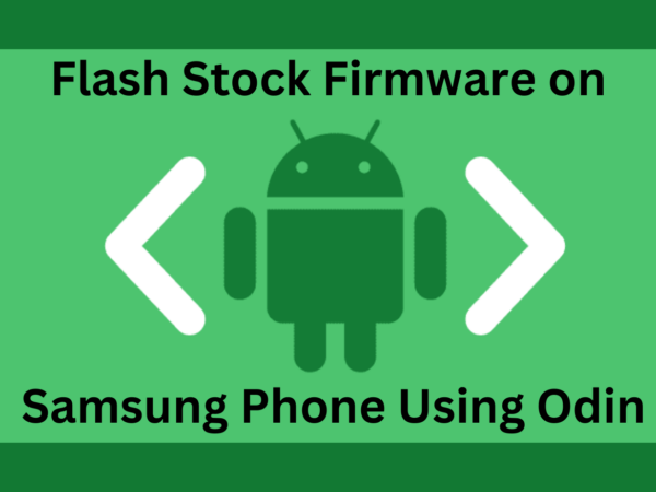 Flash Stock Firmware