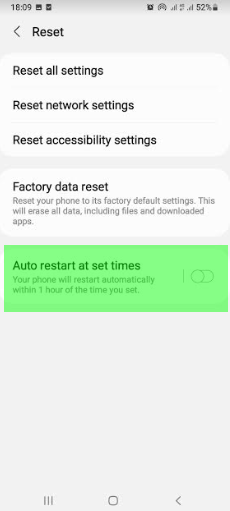 Force Restart an Android Phone