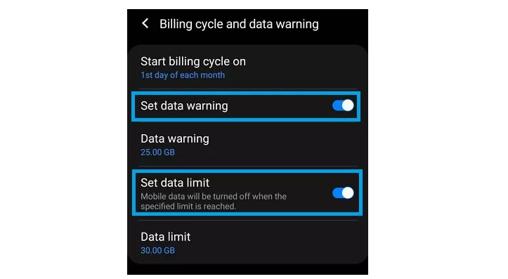 Reduce Data Usage on Android