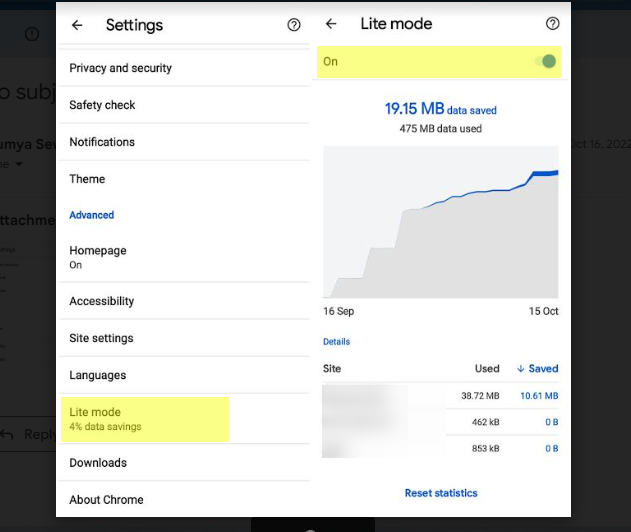 Reduce Data Usage on Android