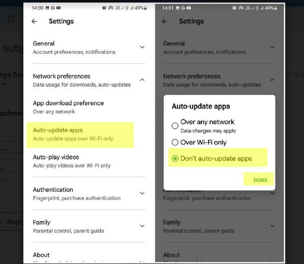 Reduce Data Usage on Android