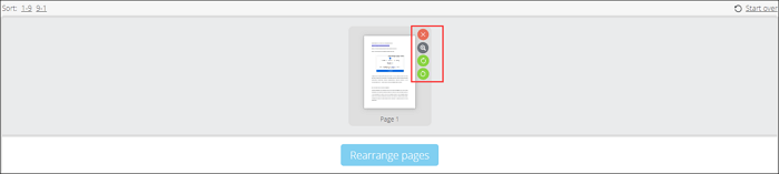 rearrange PDF Pages